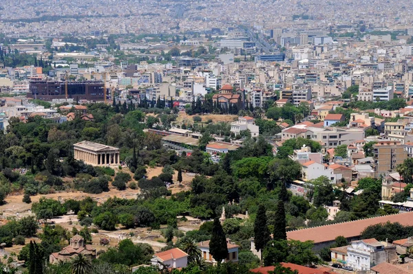 Gród w Atenach — Zdjęcie stockowe