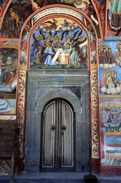 Rila 수도원에 문 — 스톡 사진