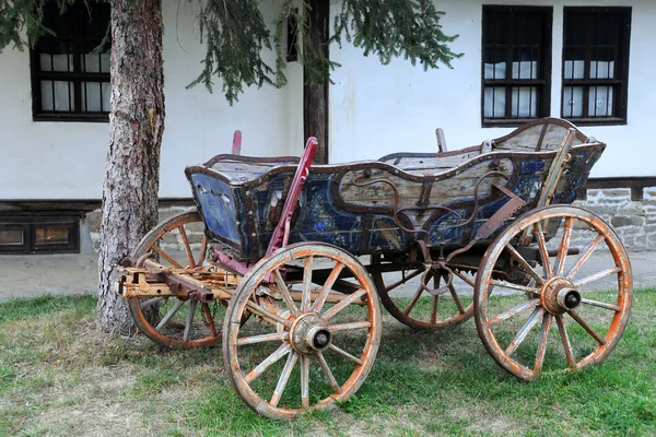 Vintage Four-wheeled Cart — Stock Photo, Image