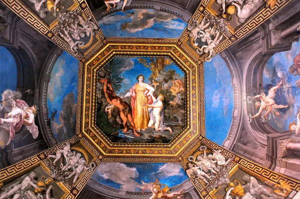 Galleria Soffitto nei Musei Vaticani — Foto Stock