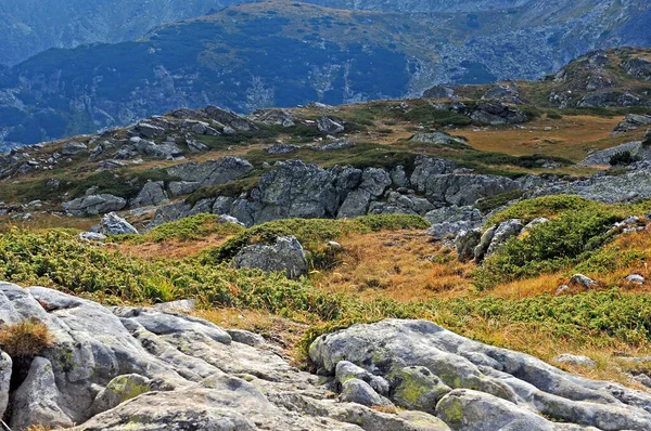 Landschap Het Nationaal Park Zeven Rila Meren Bulgarije Herfst — Stockfoto