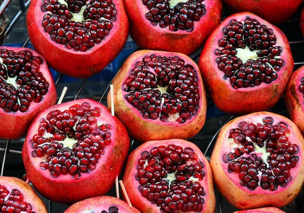 Pomegranates Ready Juice Istanbul — Stock Photo, Image
