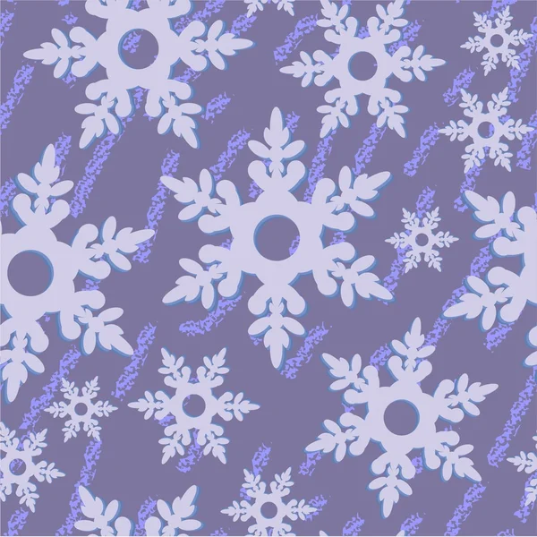 Flocon de neige abstrait sans couture texture grunge 535 — Image vectorielle