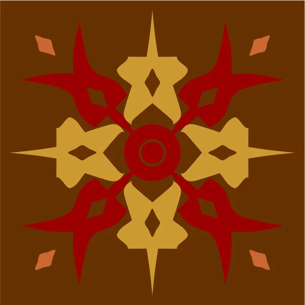 Ornament in kleur 47 — Stockvector