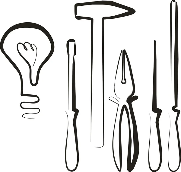 Imagen. Herramienta eléctrica — Archivo Imágenes Vectoriales