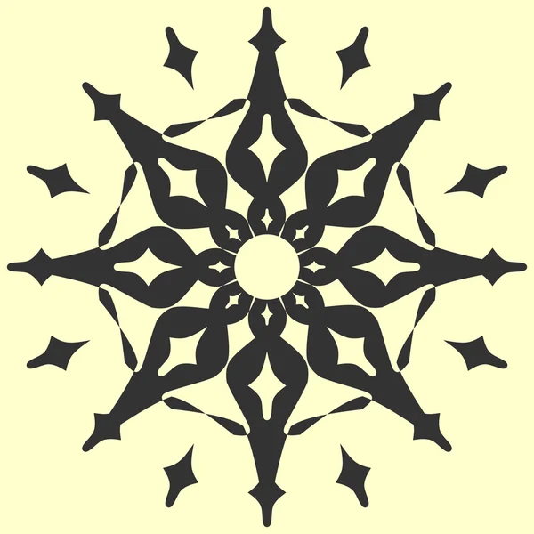 Bild. Ornament i färg — Stock vektor