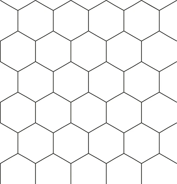 Hexagonal seamless pattern — Stock Vector
