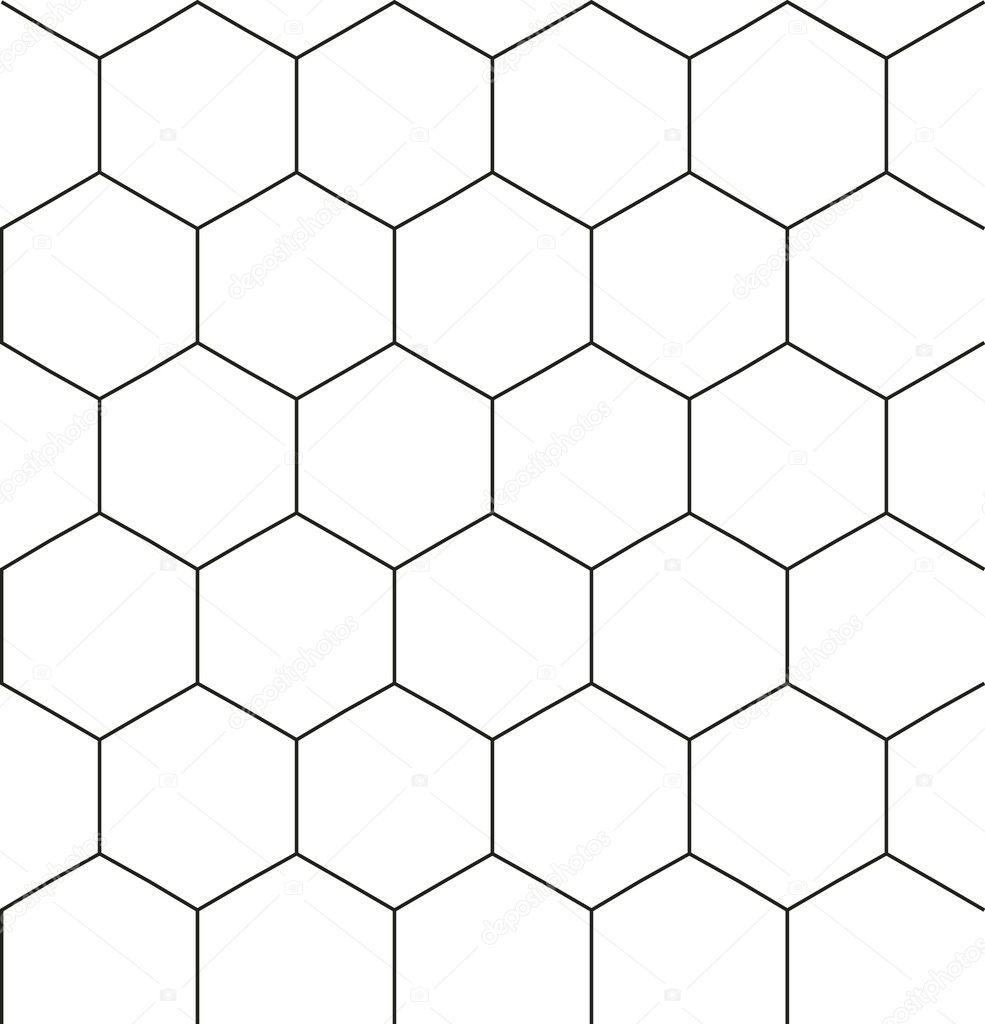 Hexagonal seamless pattern