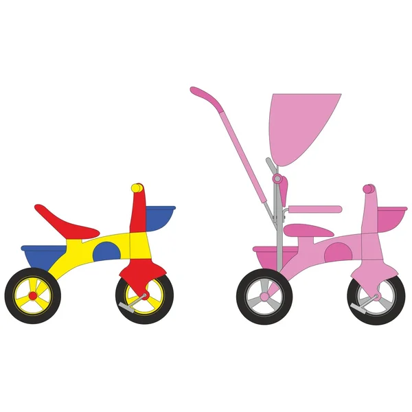 Baby buggy illustration — Stock Photo, Image