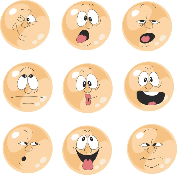 duygusal turuncu topları kümesi