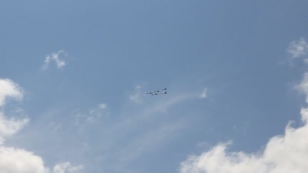 飞机在天空 — 图库视频影像