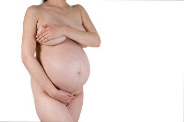 hamile kadın vücut çıplak