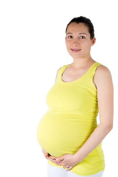 Pregnant woman holding her belly - 3 — Stock Photo, Image