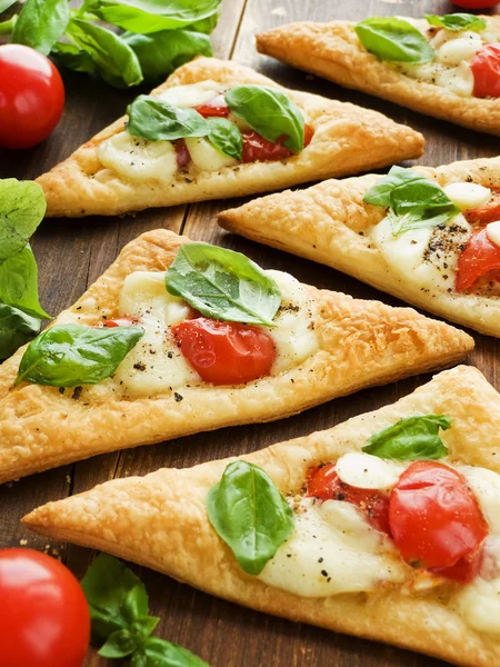 Puff-pizzas — Stock Photo, Image