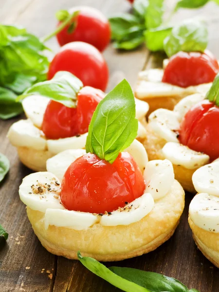 Puff-pizzas — Stock Photo, Image