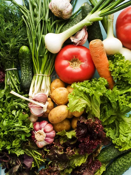 Grün und Gemüse — Stockfoto