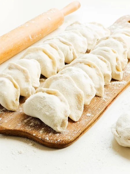 Plato Nacional Ucraniano Varenyky Con Col Dof Poco Profundo — Foto de Stock