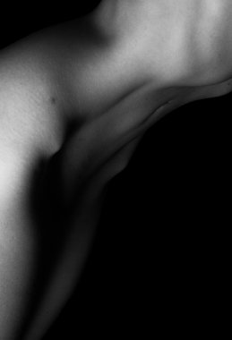 izole erotik seksi çıplak bir kadın resmini