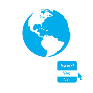 Conceptual globe illustration