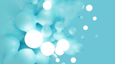 Soyut parlak arkaplan. 3B illüstrasyon