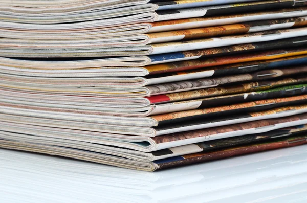 Magazines stack — Stock Photo, Image
