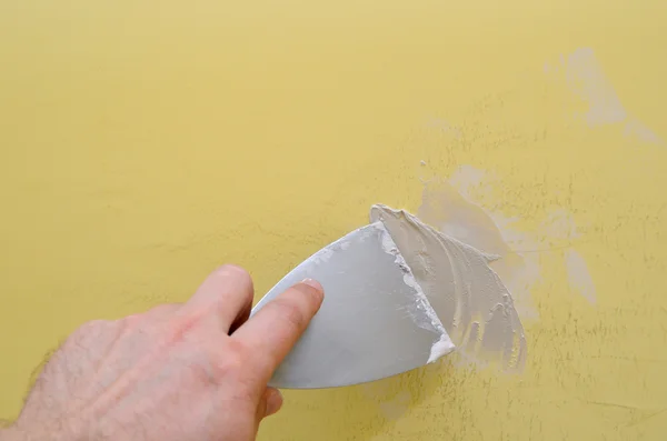 Wall repair — Stock Photo, Image