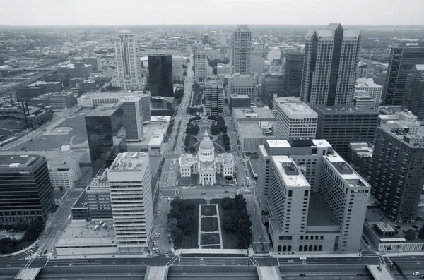 Top view of the modern city — Stock Photo, Image