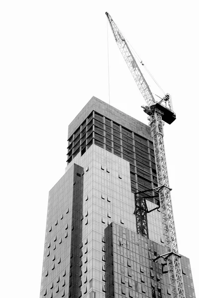 Construção de edifícios modernos — Fotografia de Stock