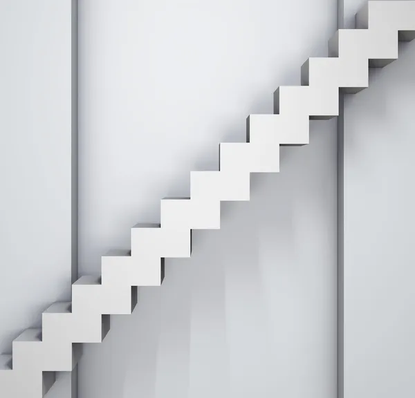 Steps near a grey wall background — Stock Photo, Image