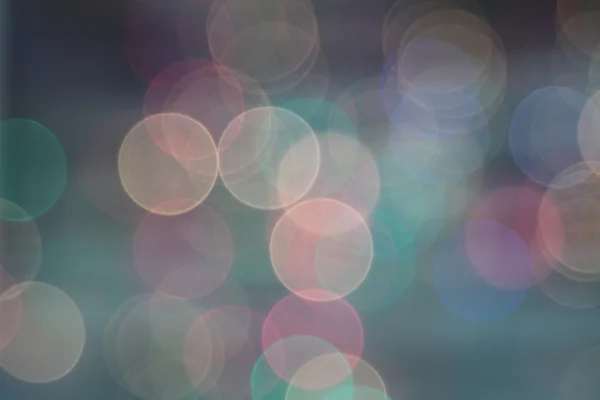 Abstract blurred circular bokeh lights background — Stock Photo, Image