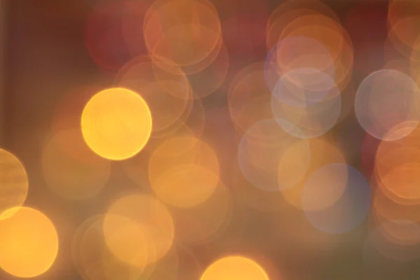 Abstrakte goldene verschwommene kreisförmige Bokeh Lichter Hintergrund — Stockfoto