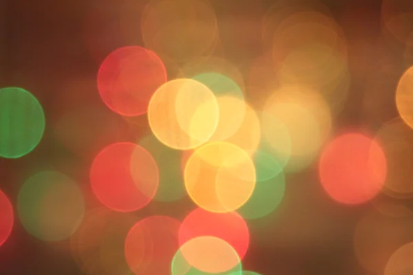 Abstract blurred circular bokeh lights background — Stock Photo, Image