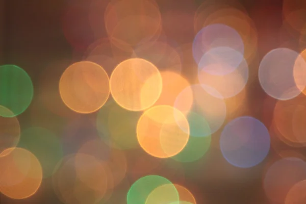 Abstract beautiful blurred circular bokeh lights background — Stock Photo, Image