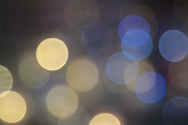 Abstraktní pozadí světla rozmazané kruhový bokeh — Stock fotografie