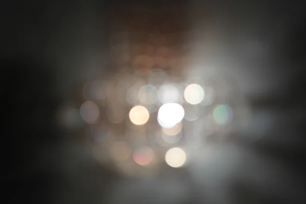 Abstrait flou circulaire bokeh lumières fond — Photo