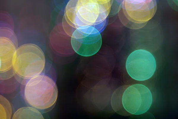Abstrato borrado circular bokeh luzes fundo — Fotografia de Stock