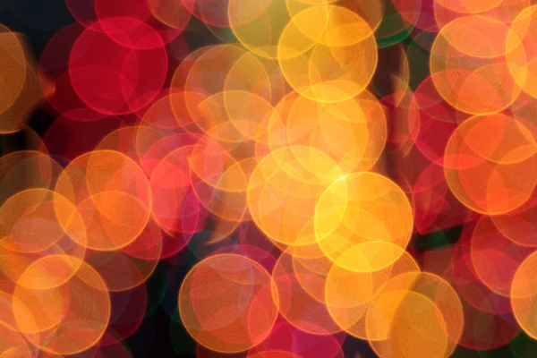 Цветные рождественские огни bokeh фон — стоковое фото