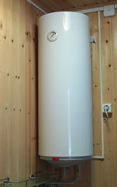Electric water heater hanging — Stock Image Electric water heater hanging Royalty Free Stock Photos