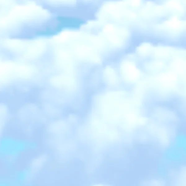 Blå himmel med moln — Stock vektor