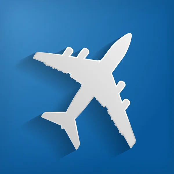 Airplaneblue — Wektor stockowy