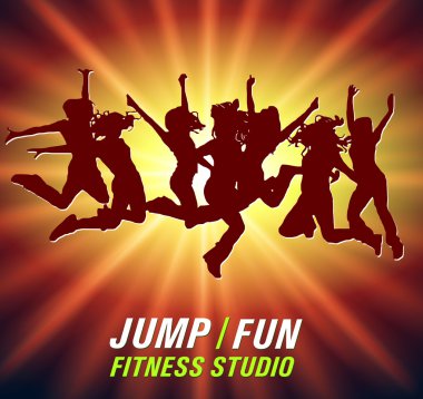 Fitness style - fitness stüdyosu için poster