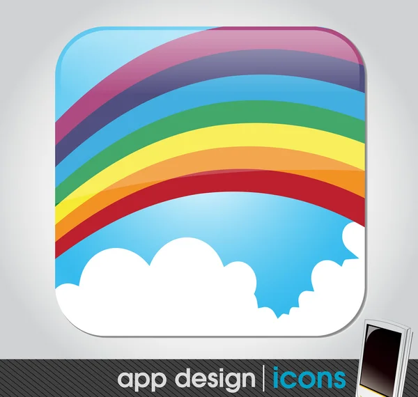 Rainbow Sky - mobil cihazlar için çevre ve hava app simgesi
