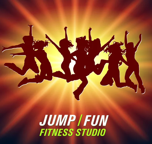 Fitness style - fitness stüdyosu için poster