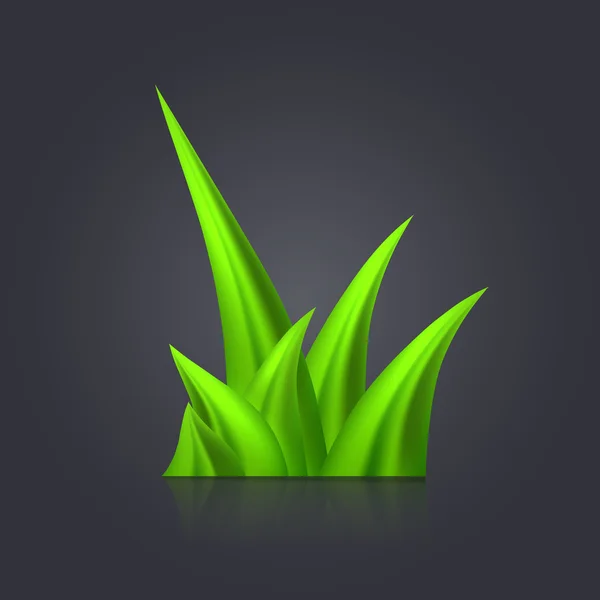 Tráva zelená — Stockový vektor