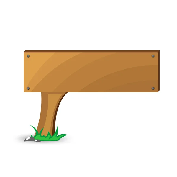 Dřevo tablet — Stockový vektor
