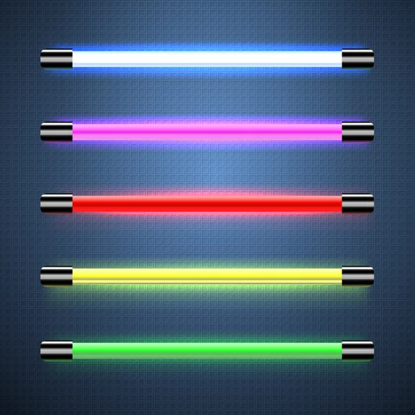 Neon lampen — Stockvector