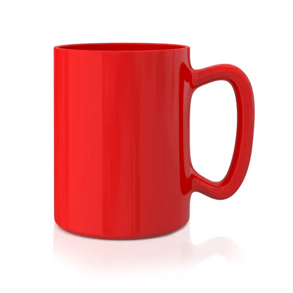 Mug merah — Stok Foto