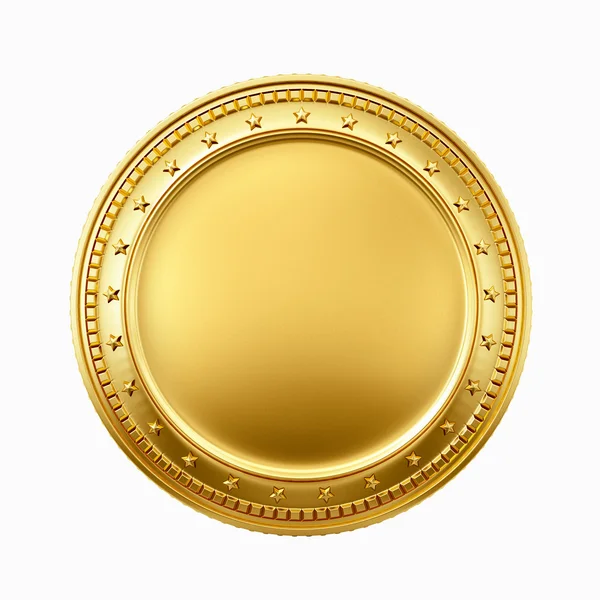 Золота монета — стокове фото