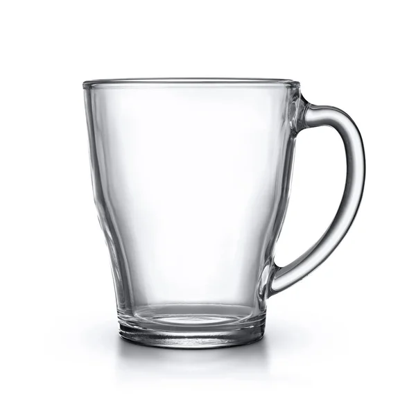 Glass Mug Isolated White Background — Stock Photo, Image