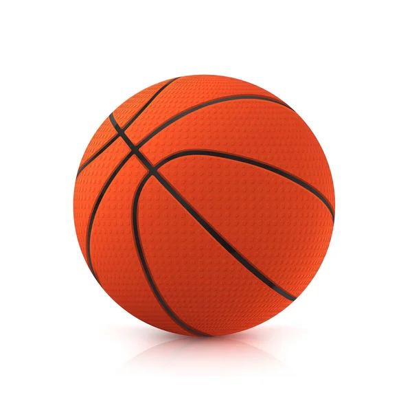 Ilustración del vector del baloncesto sobre fondo blanco — Vector de stock
